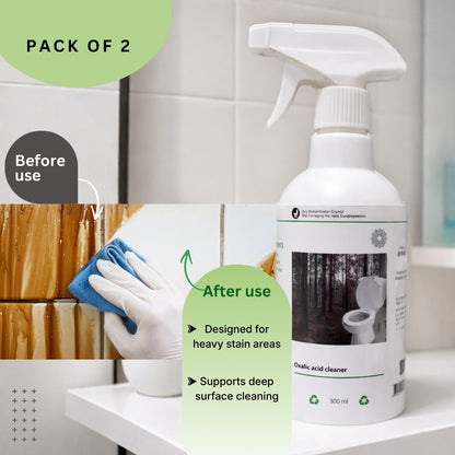 Marble, Tile & Bathroom Rust Stain Remover – 200ML Oxalic Solution